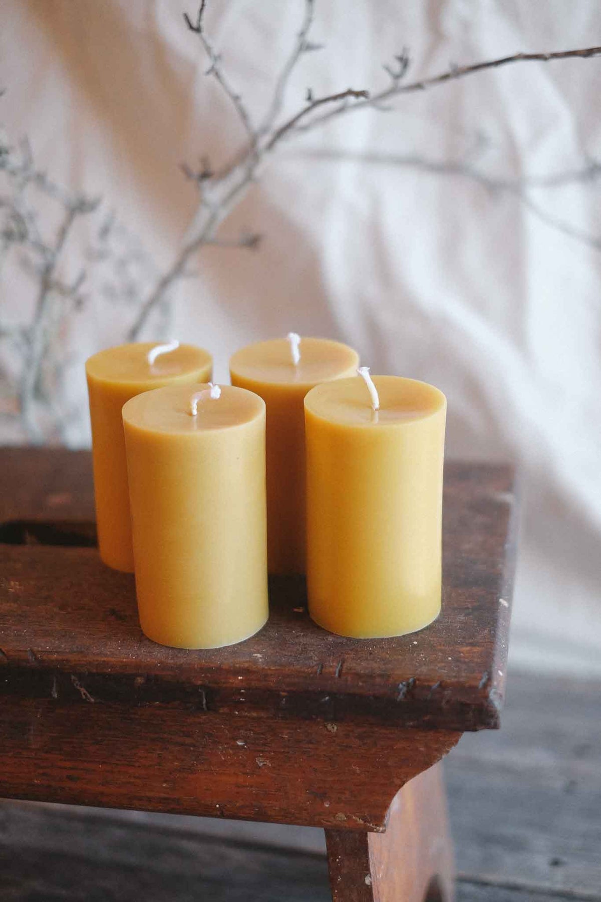 Beeswax Pillar Candle