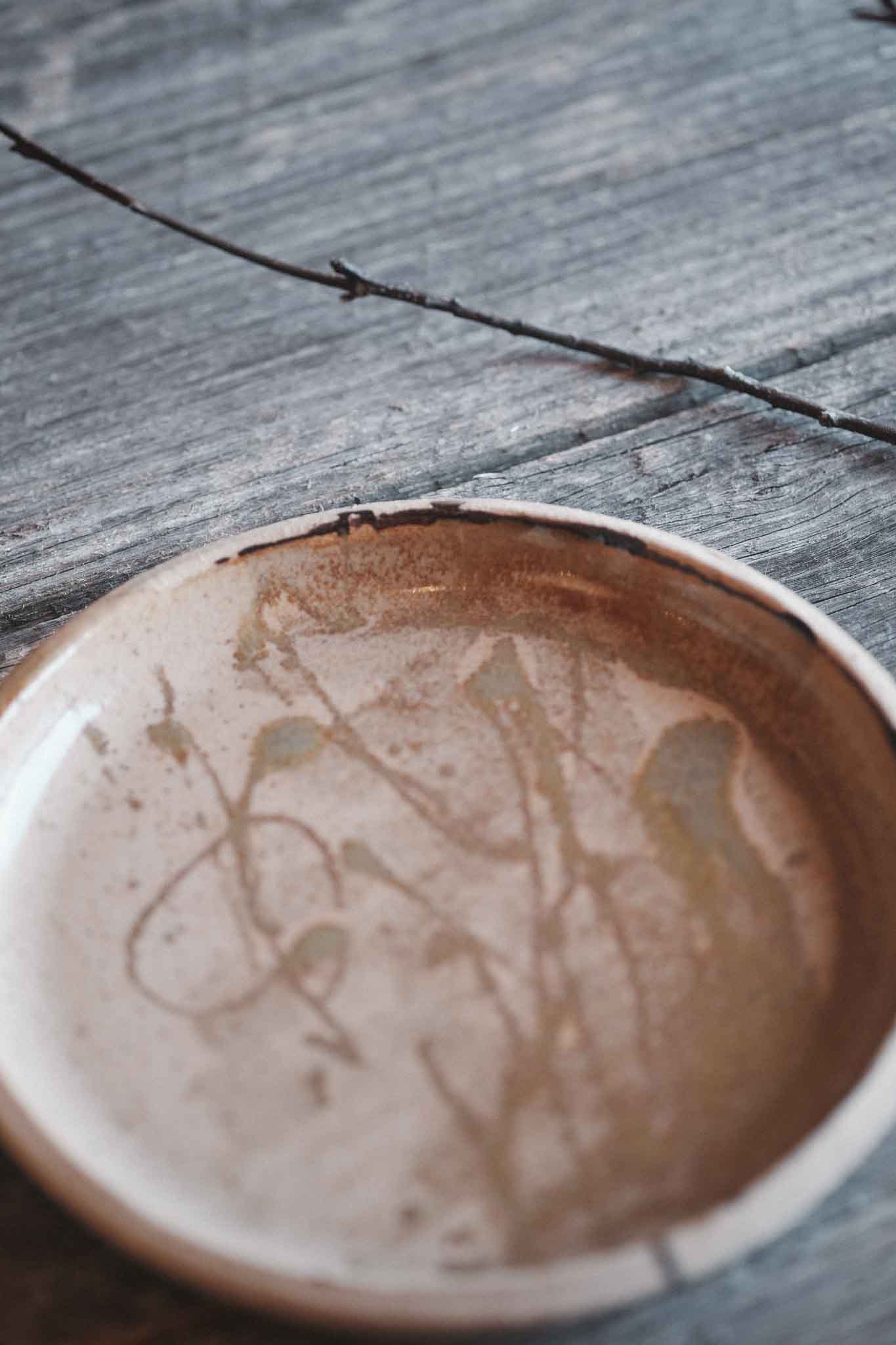 Landscape Series Plate | Black:Brown