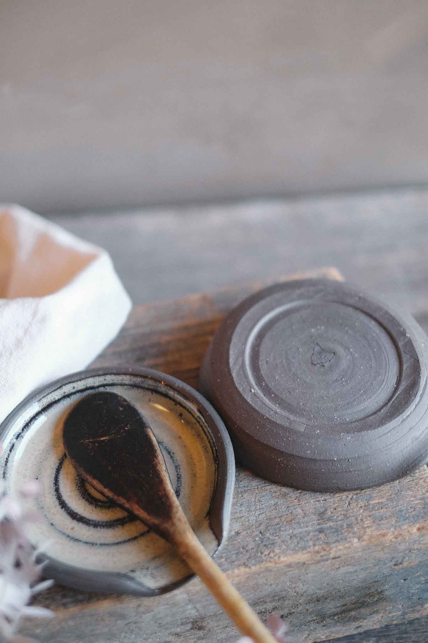 Spoon Rest — Black Clay