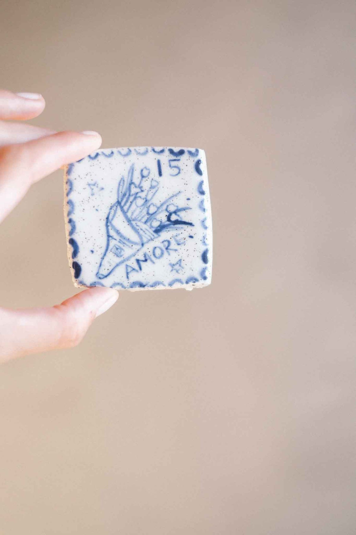 Large Postage Stamp Magnet – 6cm x 6cm