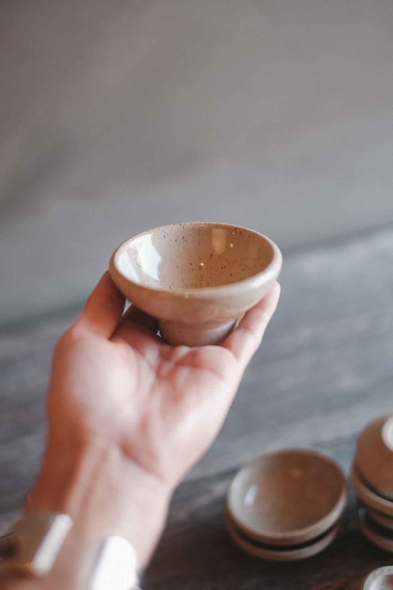 Small Wild Clay Condiment Bowl