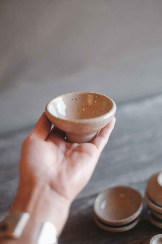 Small Wild Clay Condiment Bowl