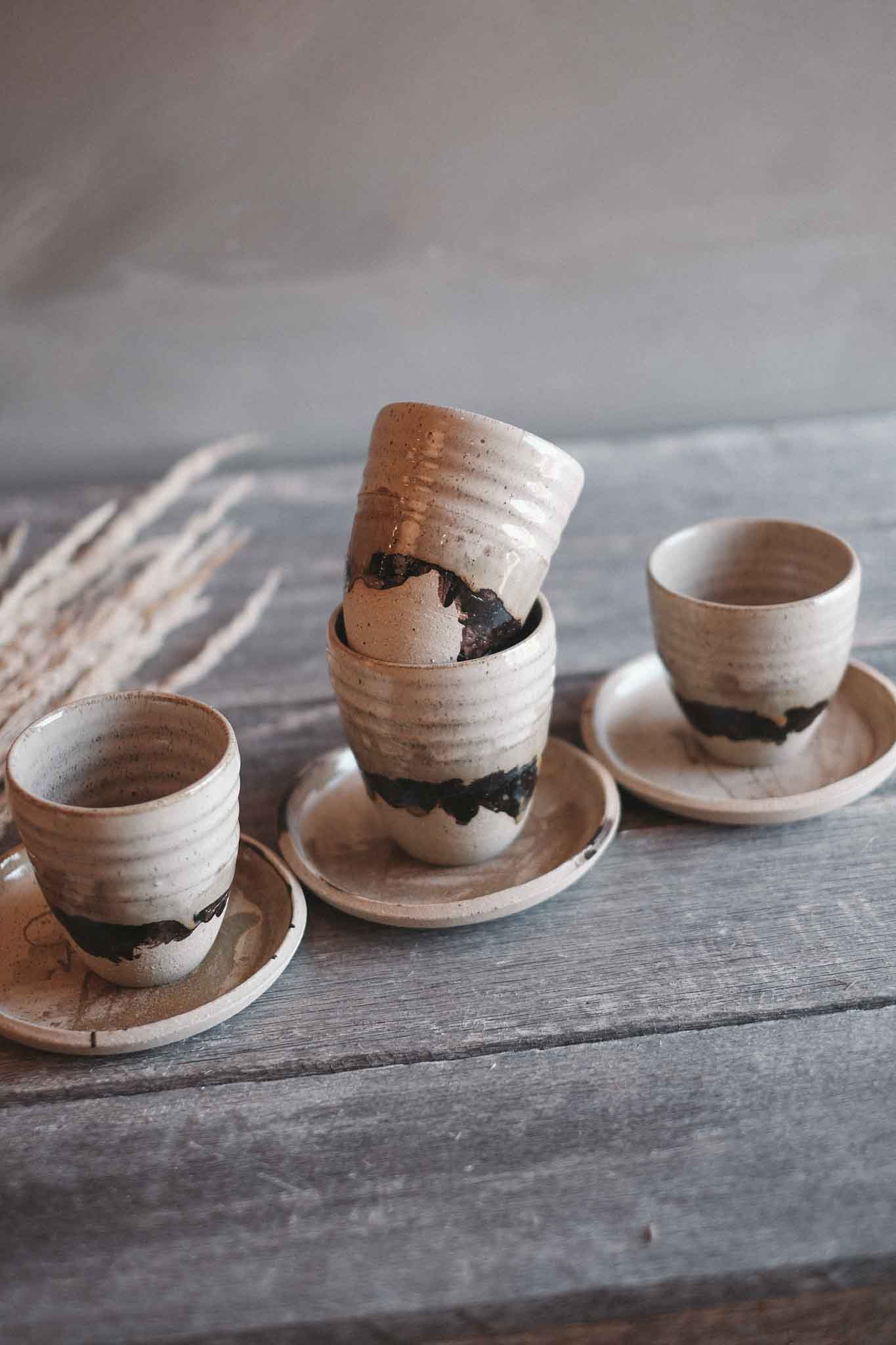 Landscape Series Plate | Black:Brown