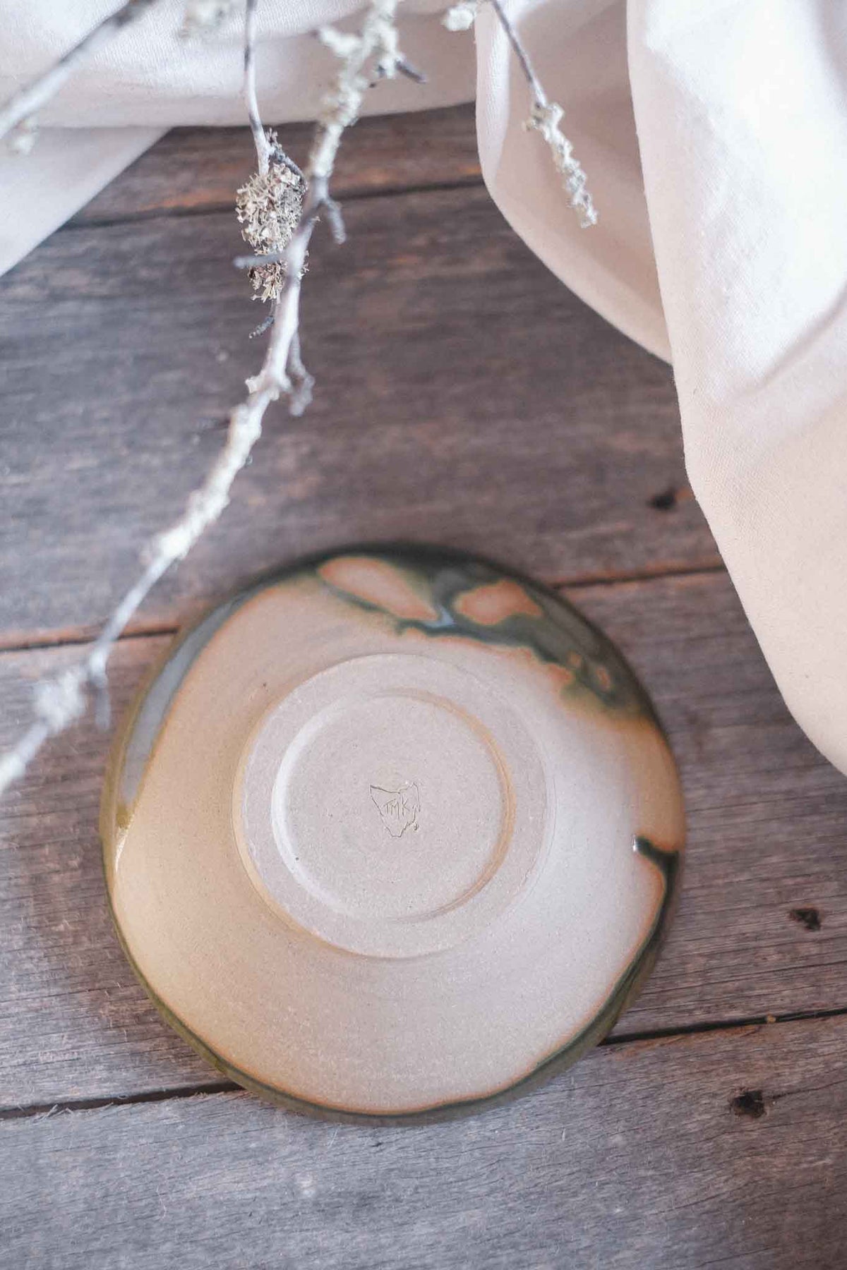 Jade Wild Clay Dipping Bowl