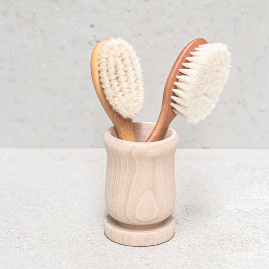 Baby Hair Brush - Pearwood