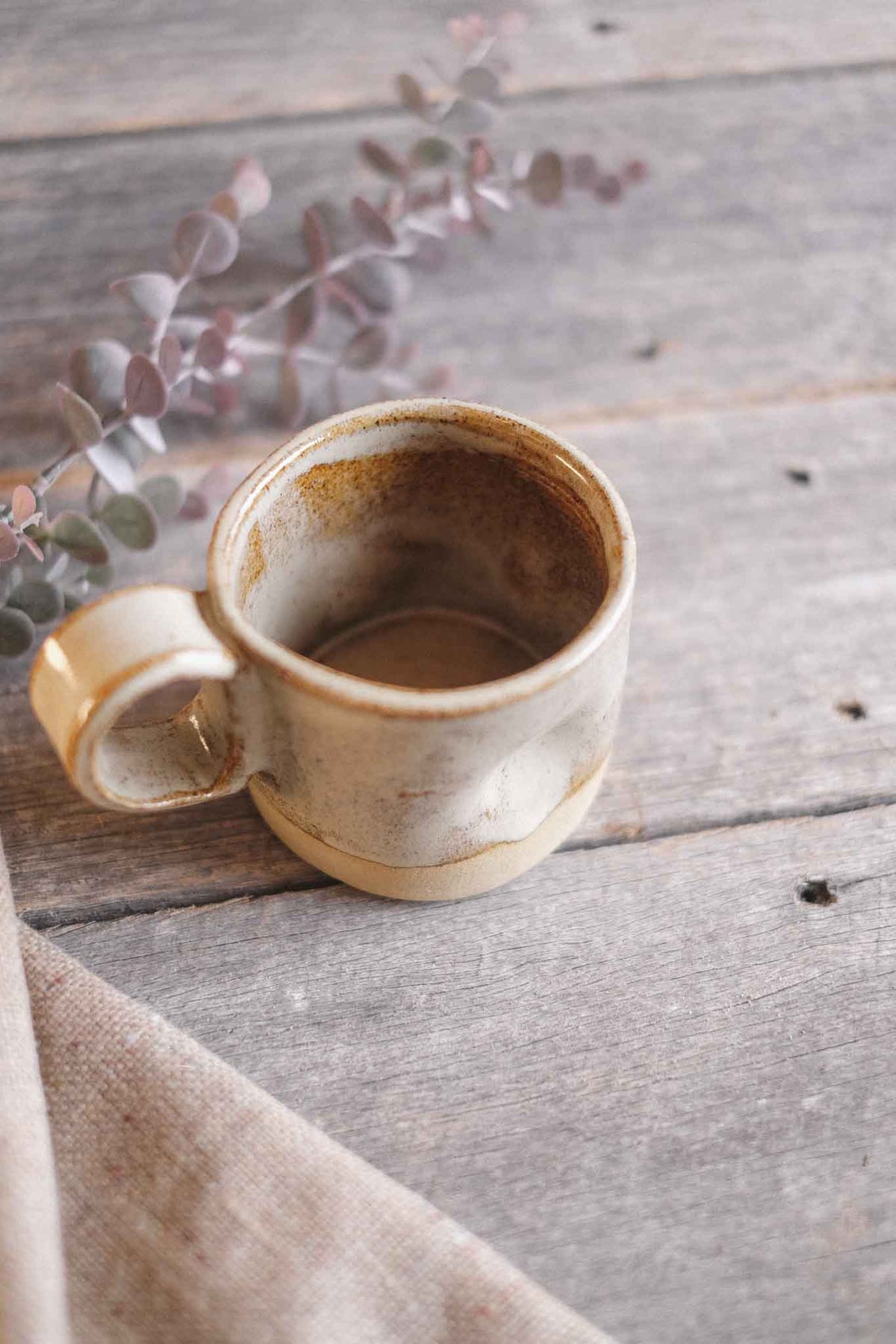 Wabi Sabi Mug – Binalong Cream Glaze – 300ml