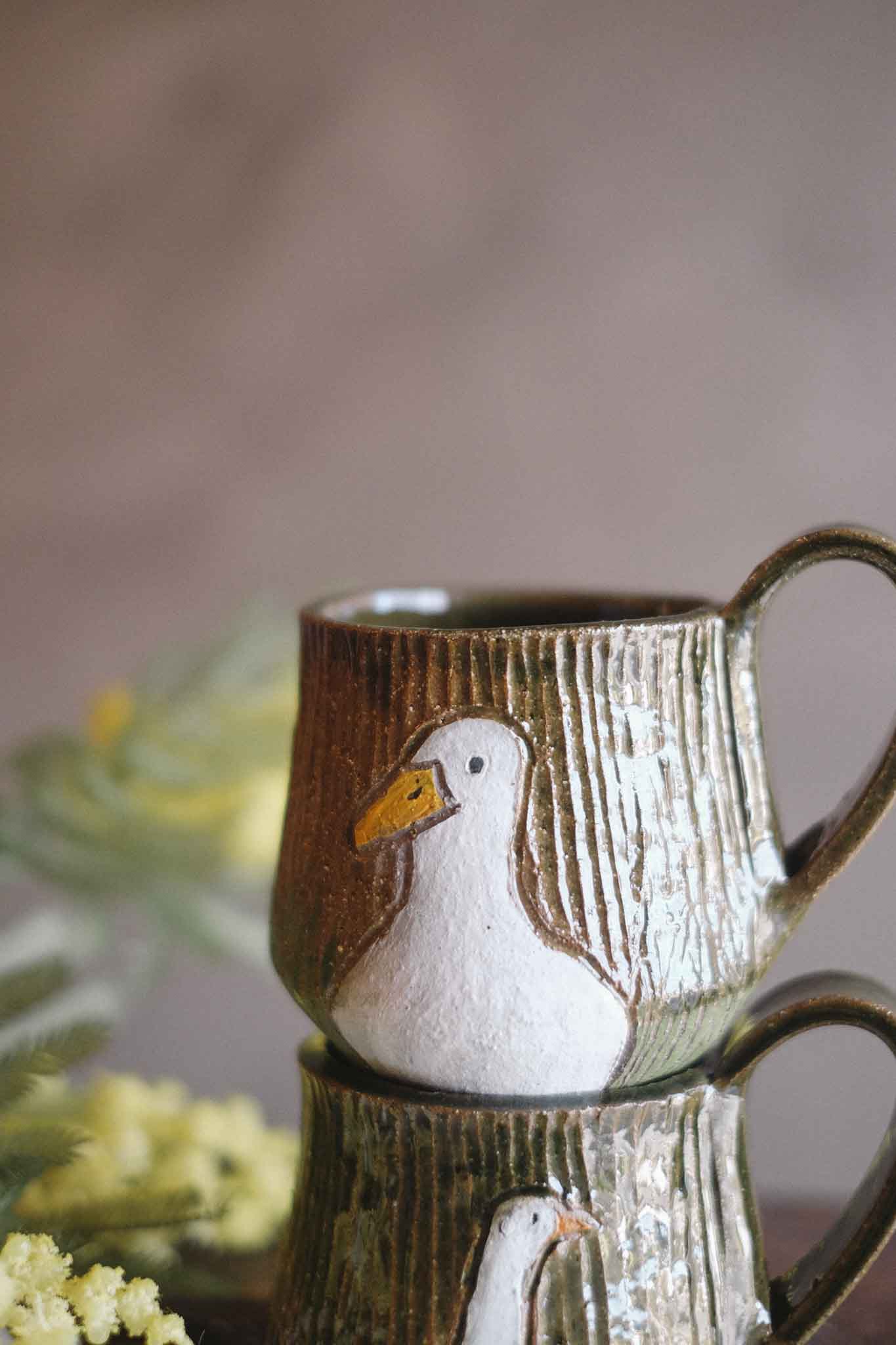 “Ducks" Jade Mug - Jane Chapman Collaboration (320ml)