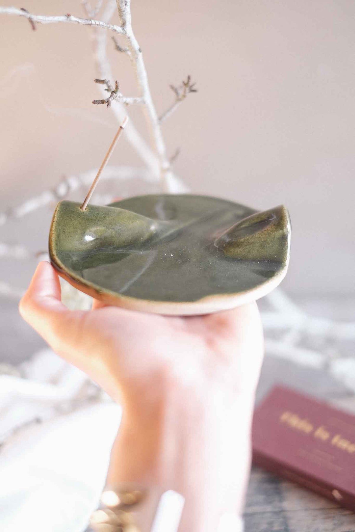 Incense Dish — Jade Wabi-Sabi