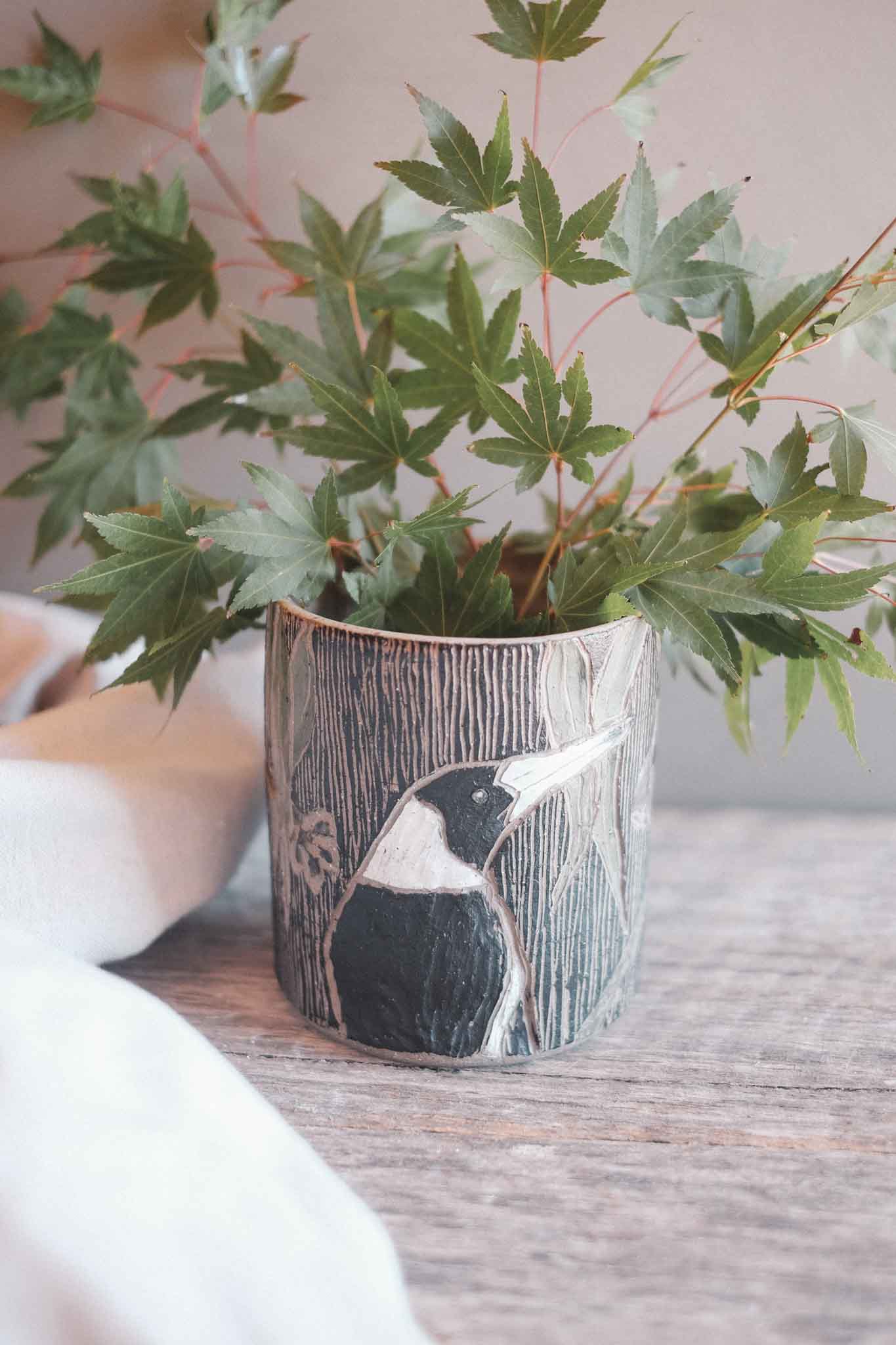 Magpie & Gumleaf Utensil Holder / Large Vase