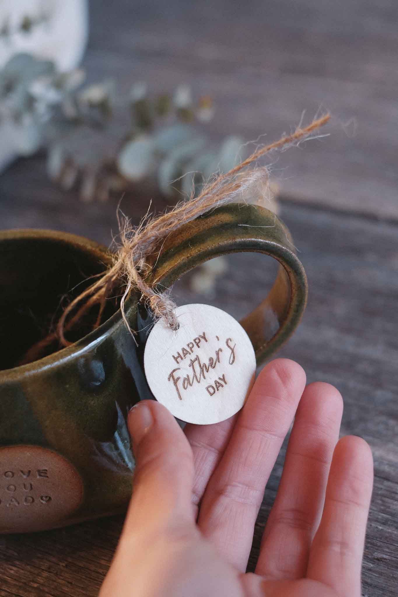 “Love You Dad" Father's Day Mug – Solid Jade