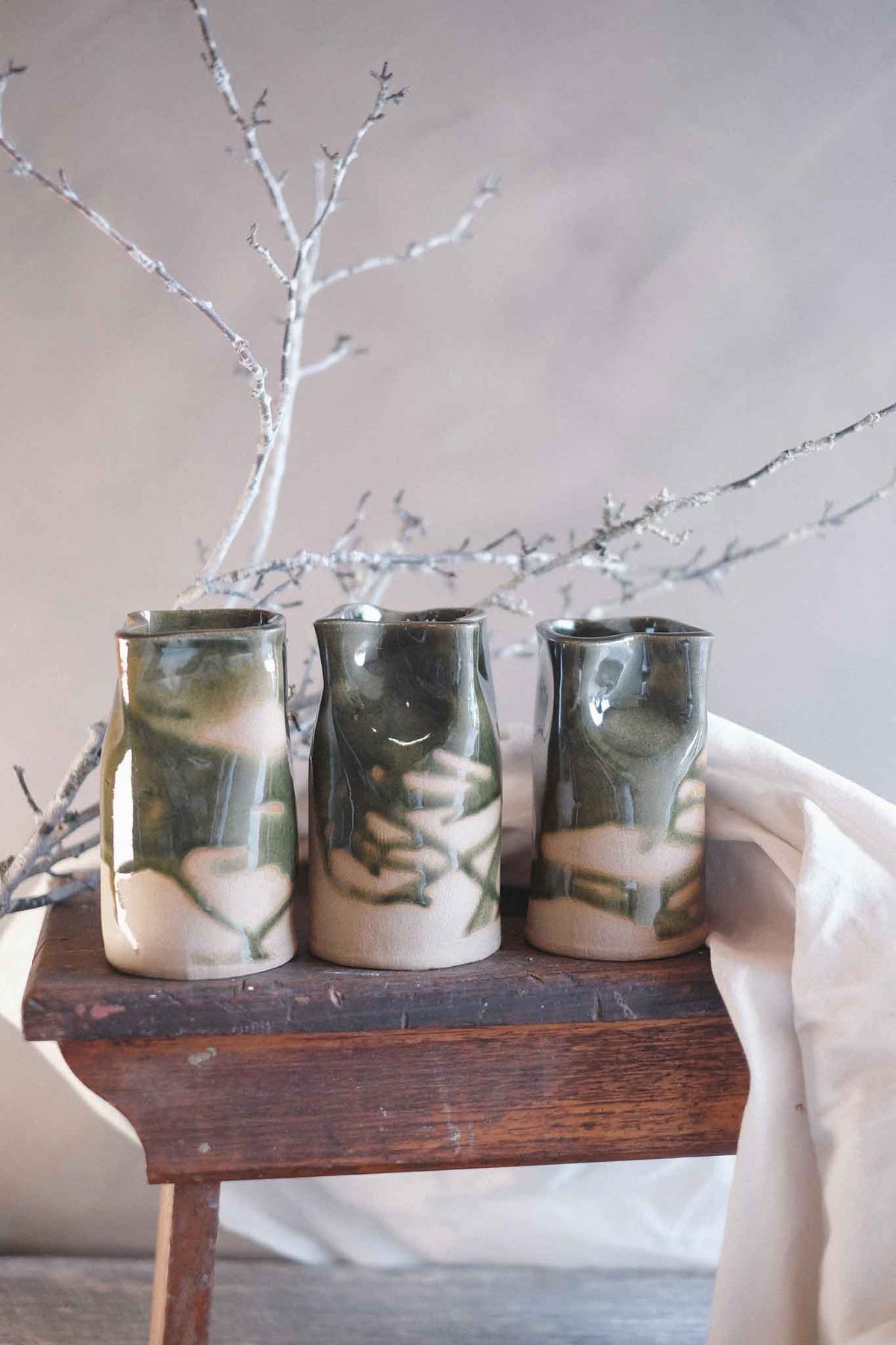Jade Wabi-Sabi Vase — Medium 14cm x 8cm