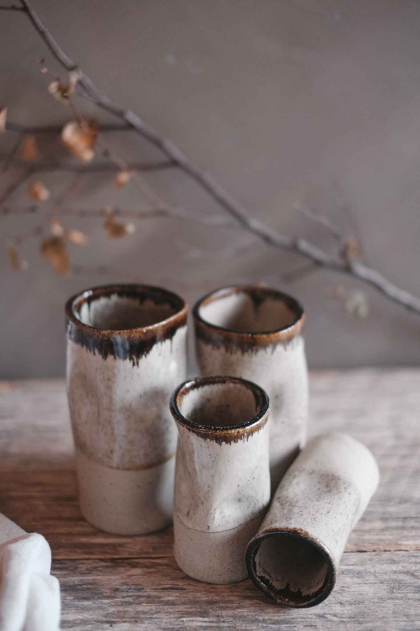 Wabi-Sabi Bud Vase — Ember | Medium