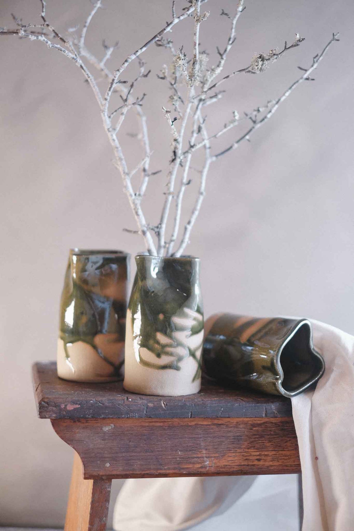 Jade Wabi-Sabi Vase — Medium 14cm x 8cm