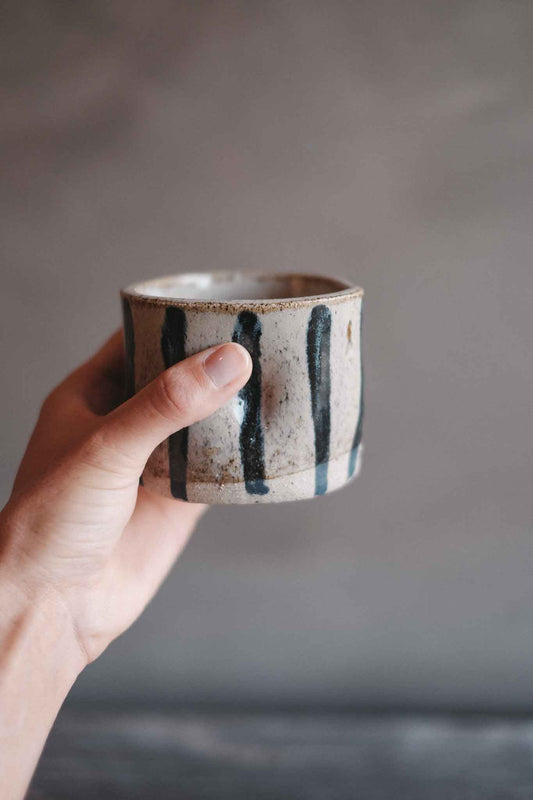 The Striped Latte Cup