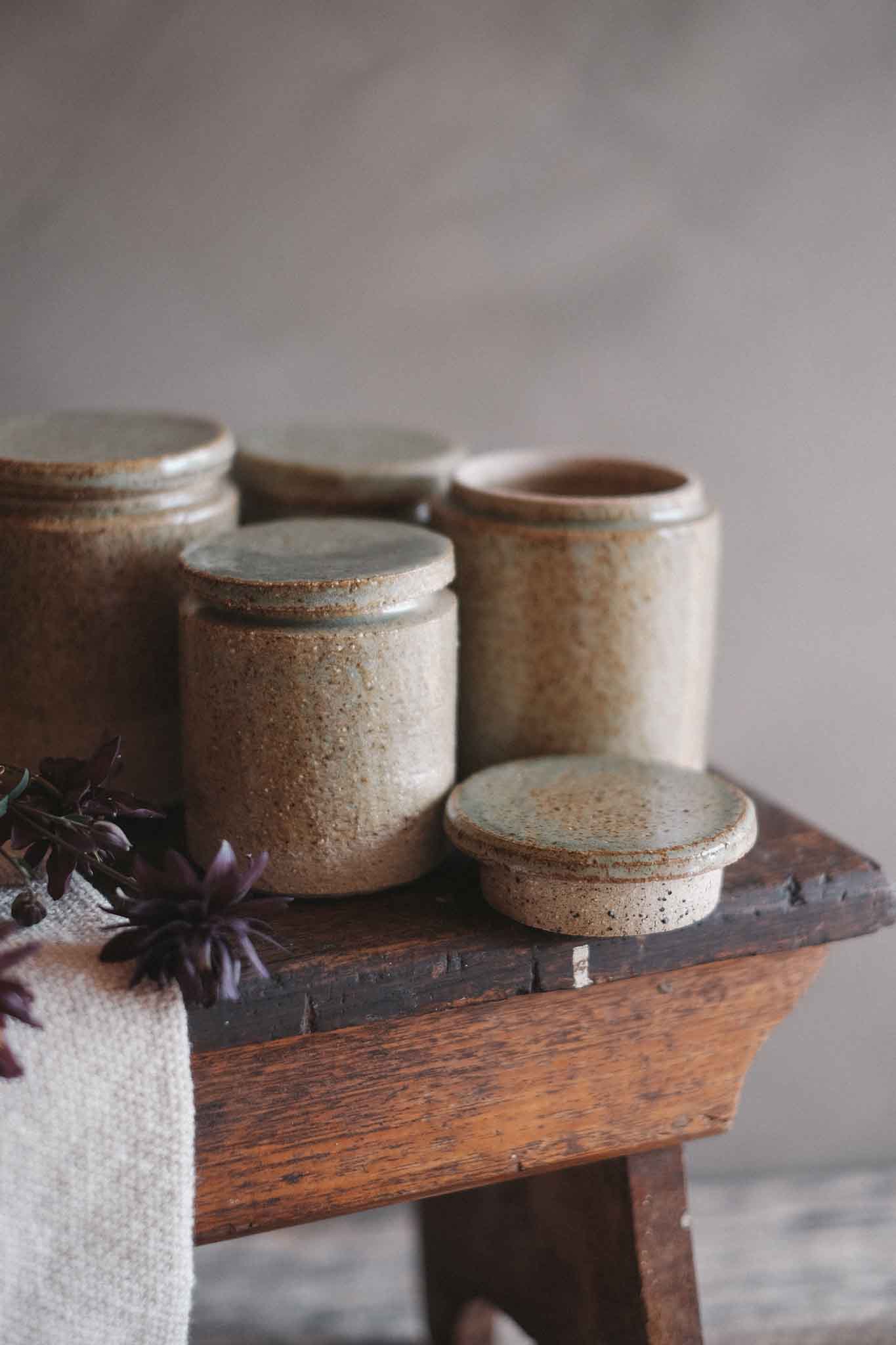 Wild Clay Ceramic Jars