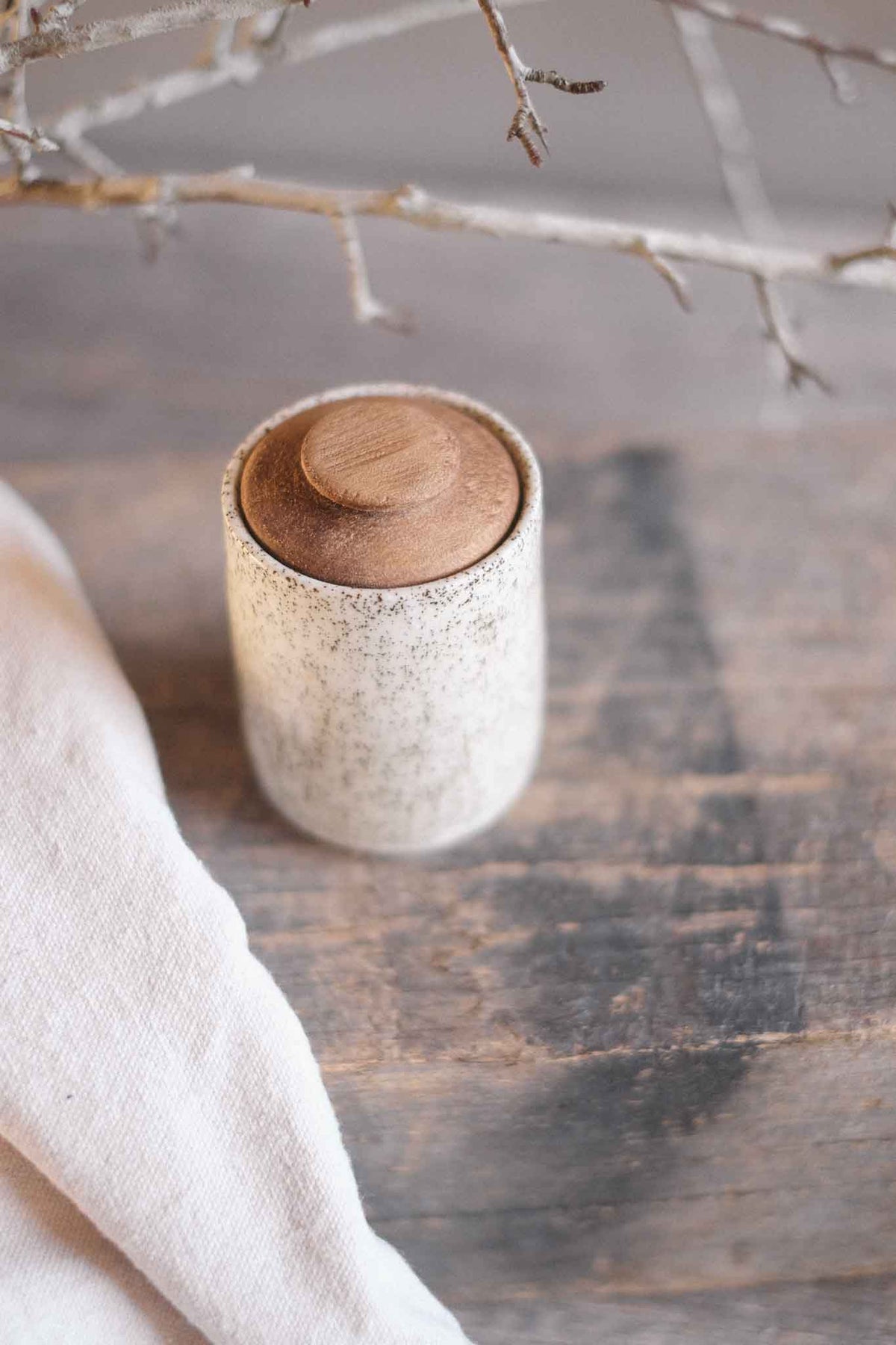Jar with Sassafras Lid