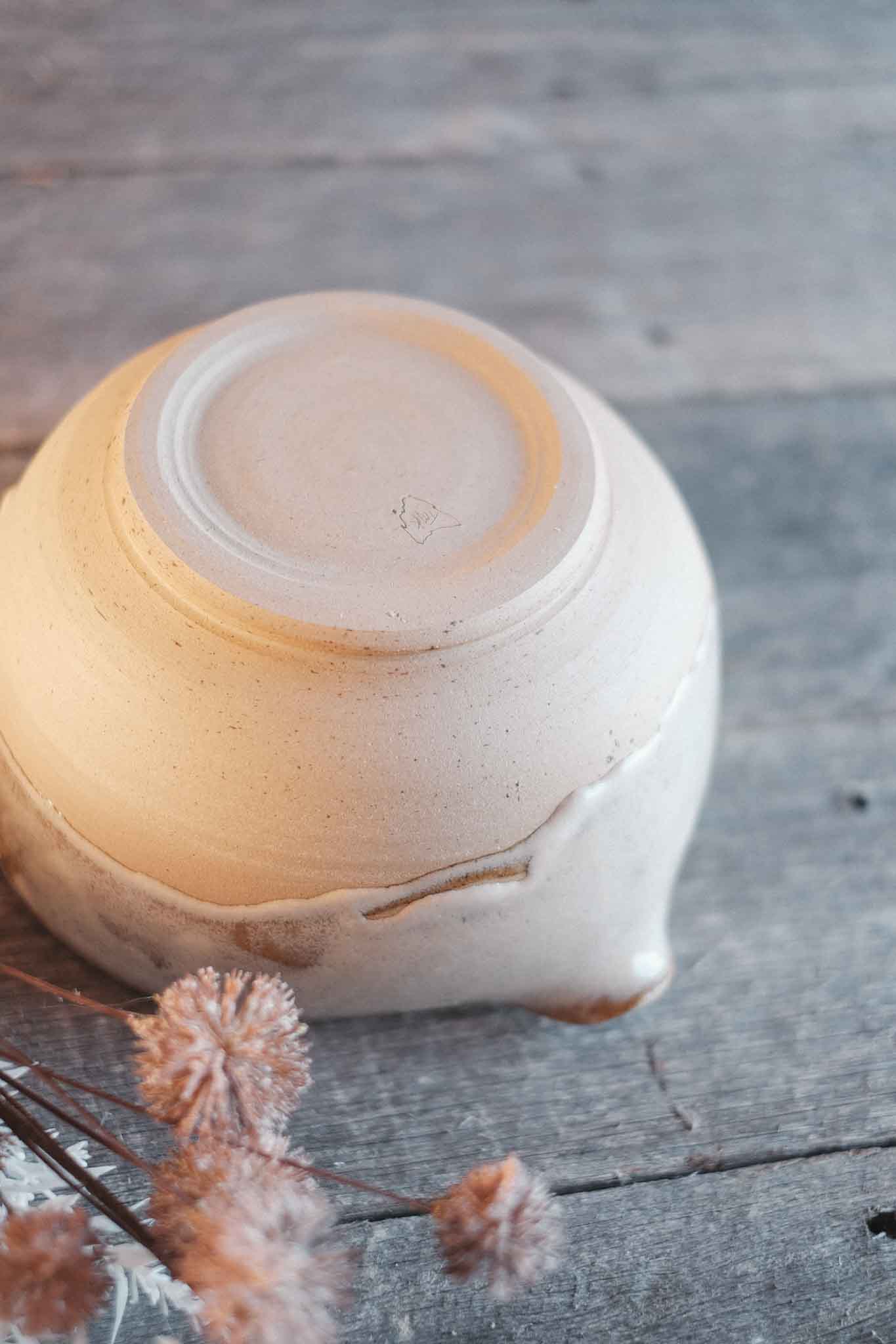 Wild Clay Mixing Bowl with Pouring Spout — Binalong Glaze