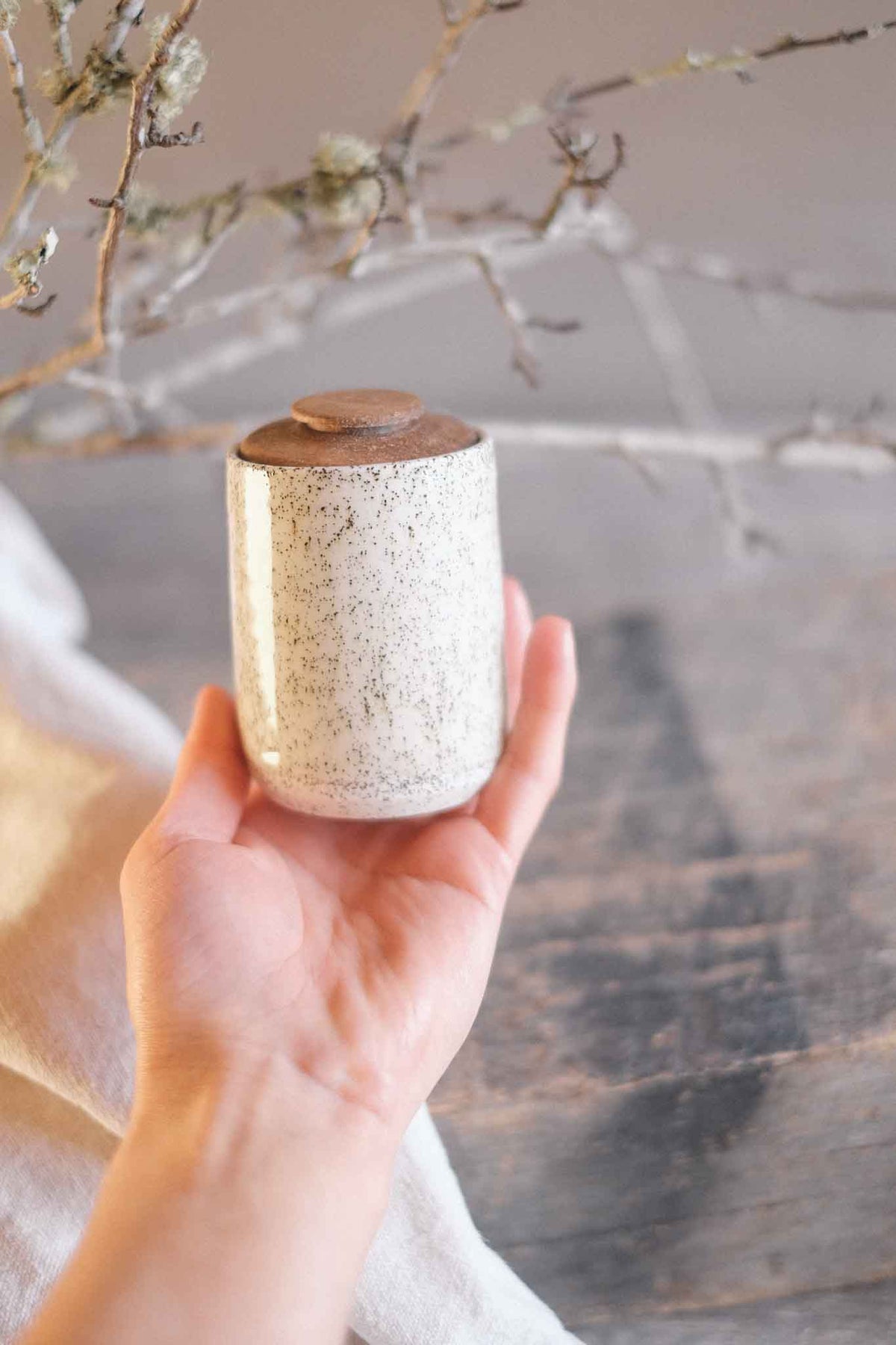 Jar with Sassafras Lid