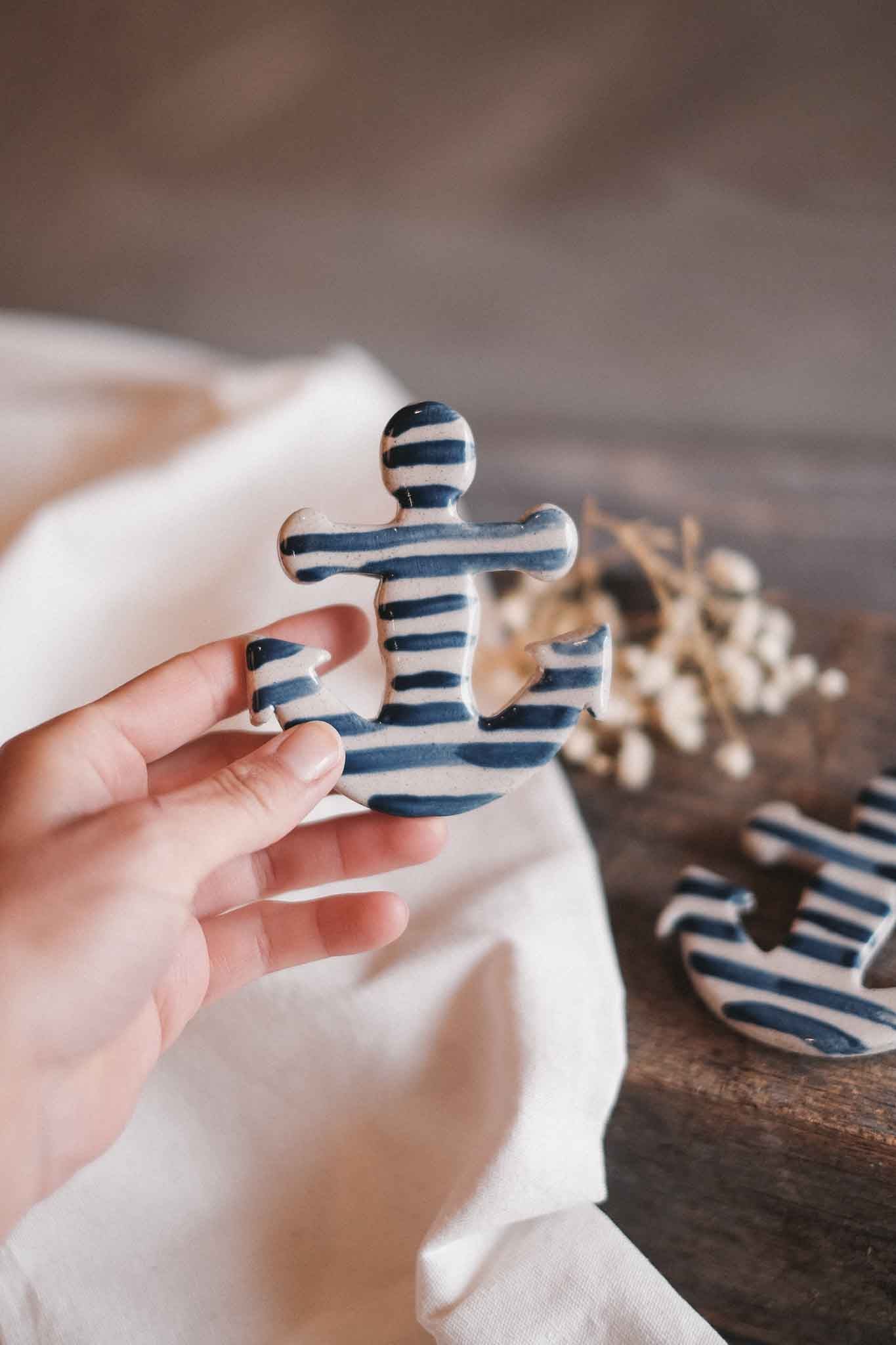 Anchor | Handmade Ceramic Fridge Magnet