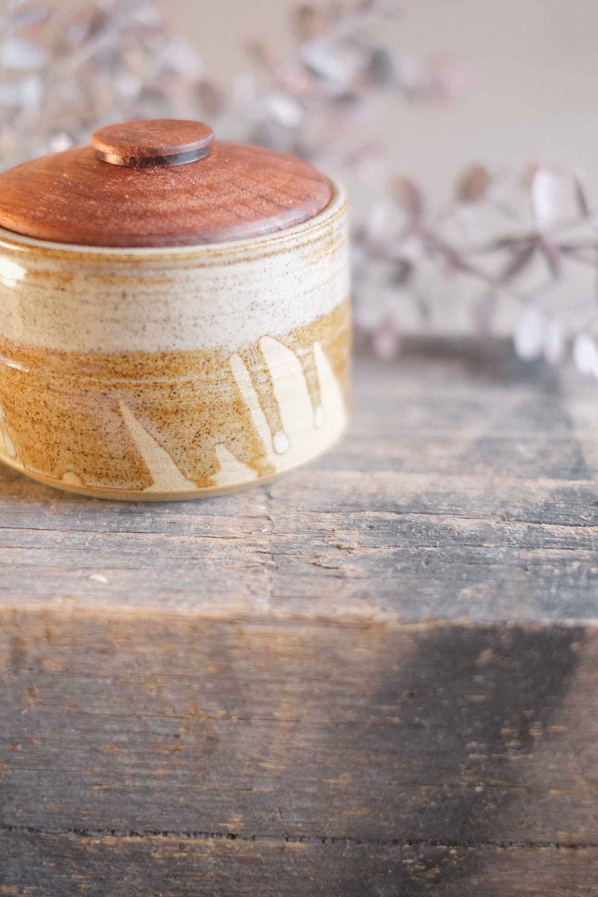 Jar with Blackwood Lid — Medium