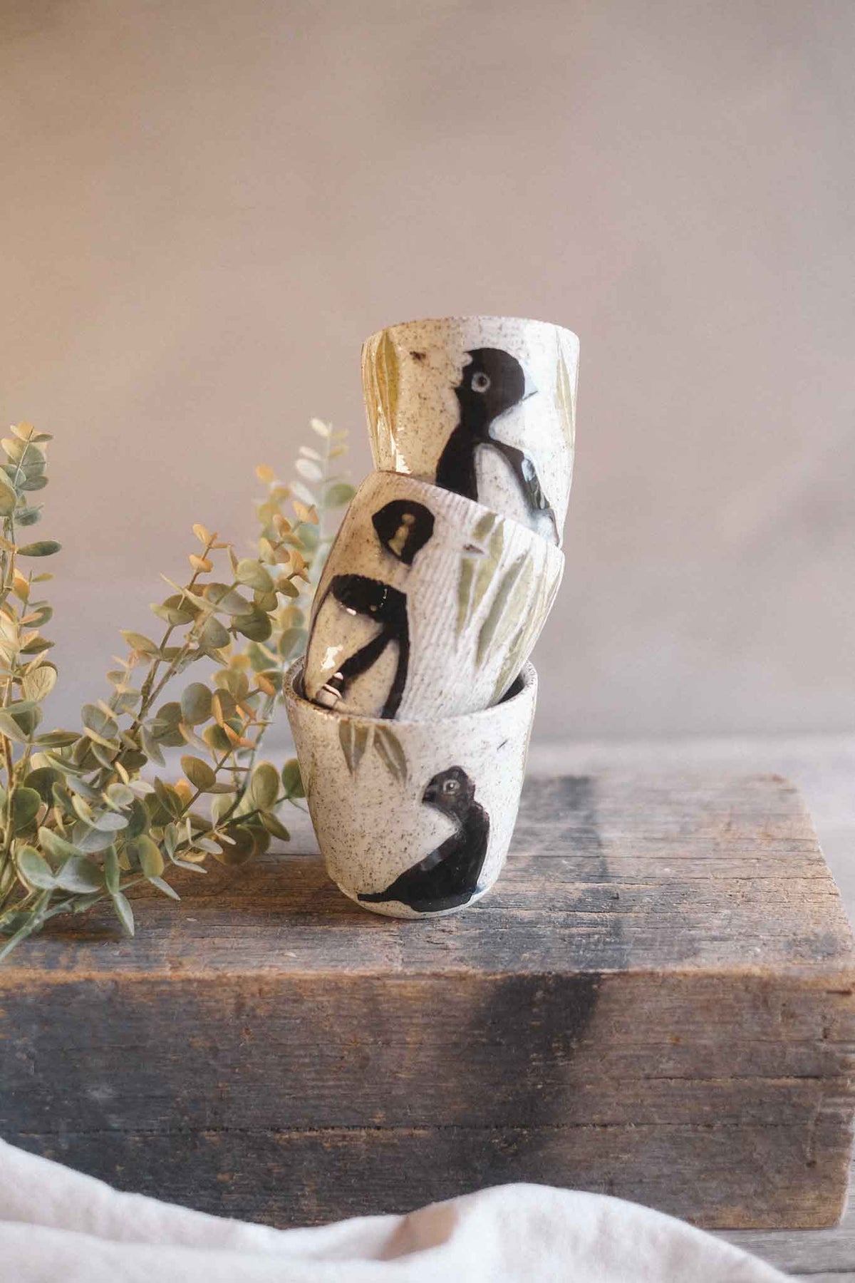 Magpie Latte Cup — Jane Chapman Collaboration
