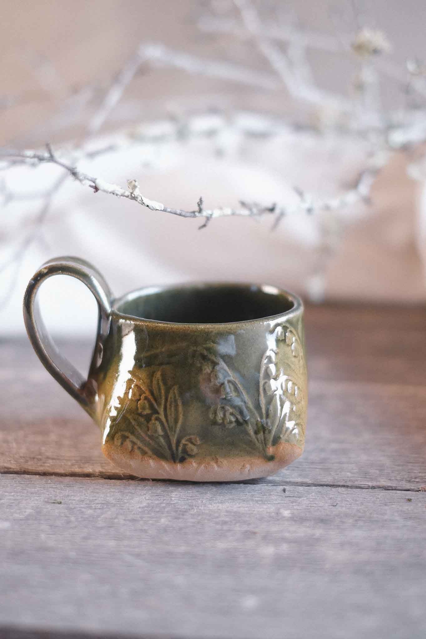 The Folded Mug — Jade Pattern
