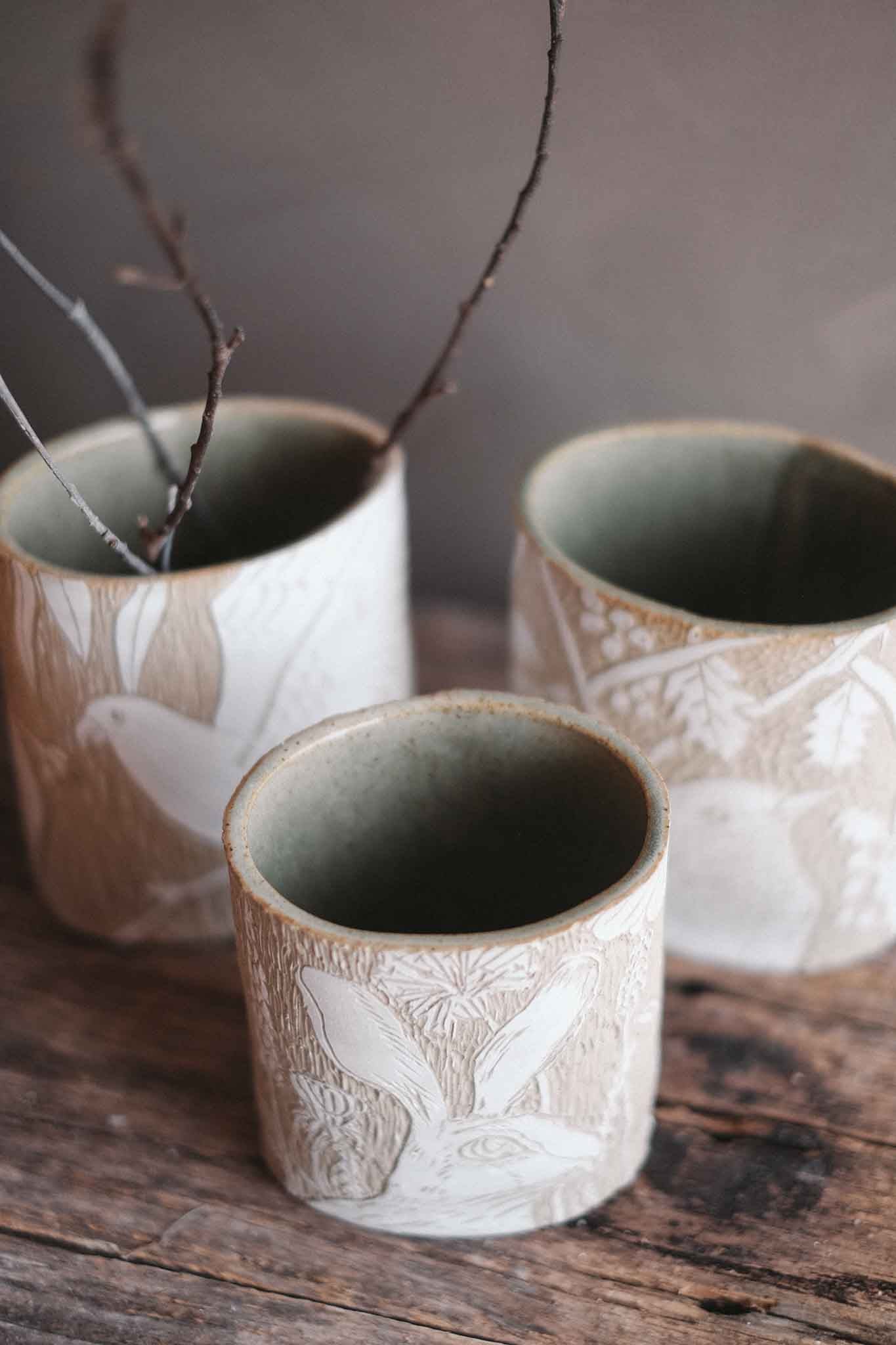 Bird and Florals Vase 1