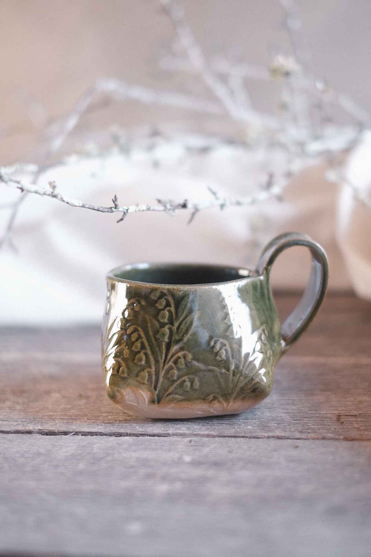 The Folded Mug — Jade Pattern