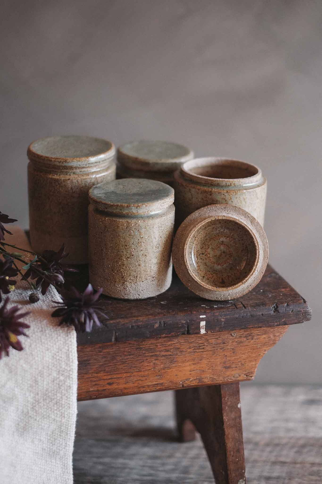 Wild Clay Ceramic Jars