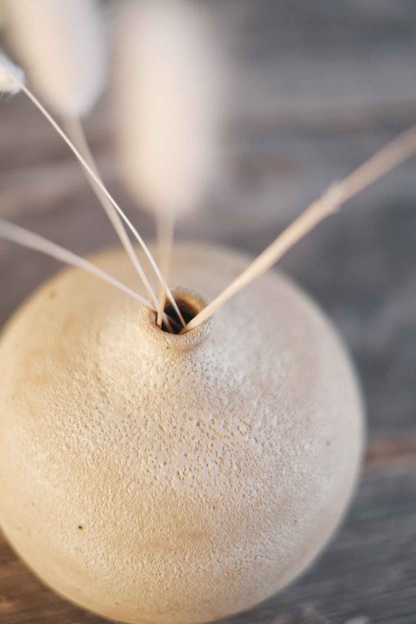 Handmade Bud Vase — Crater Glaze