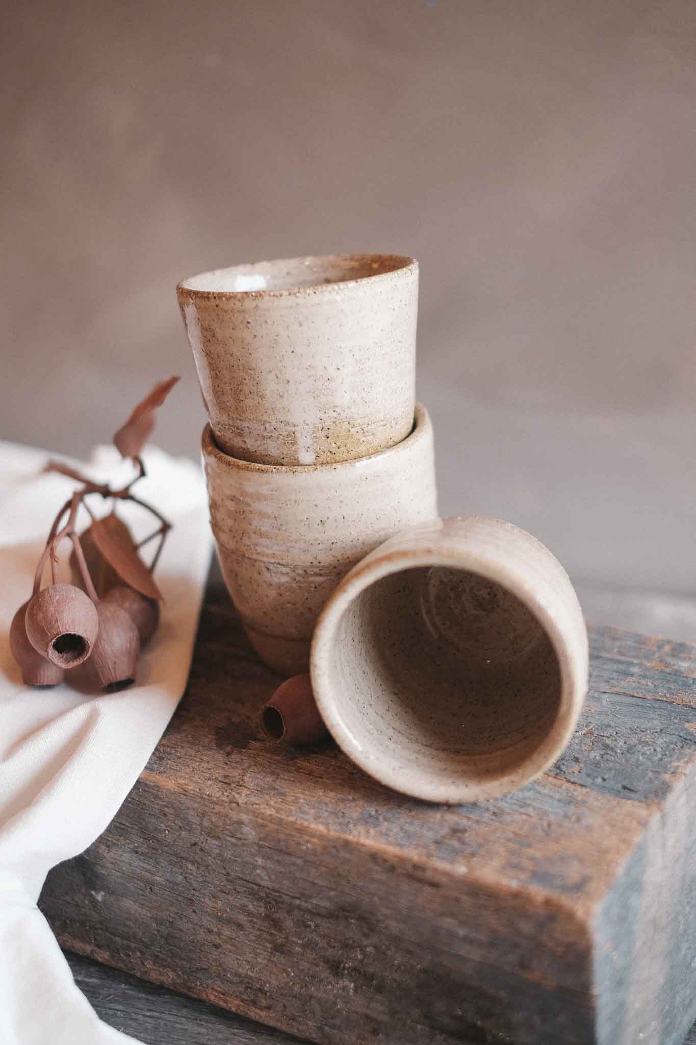 Ceramic Latte Cup — Cream