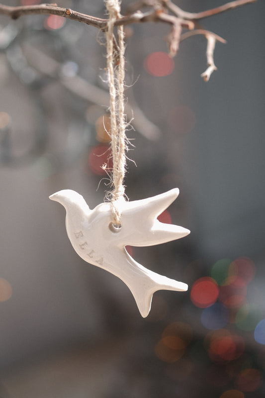 Personalised Ornament | Dove