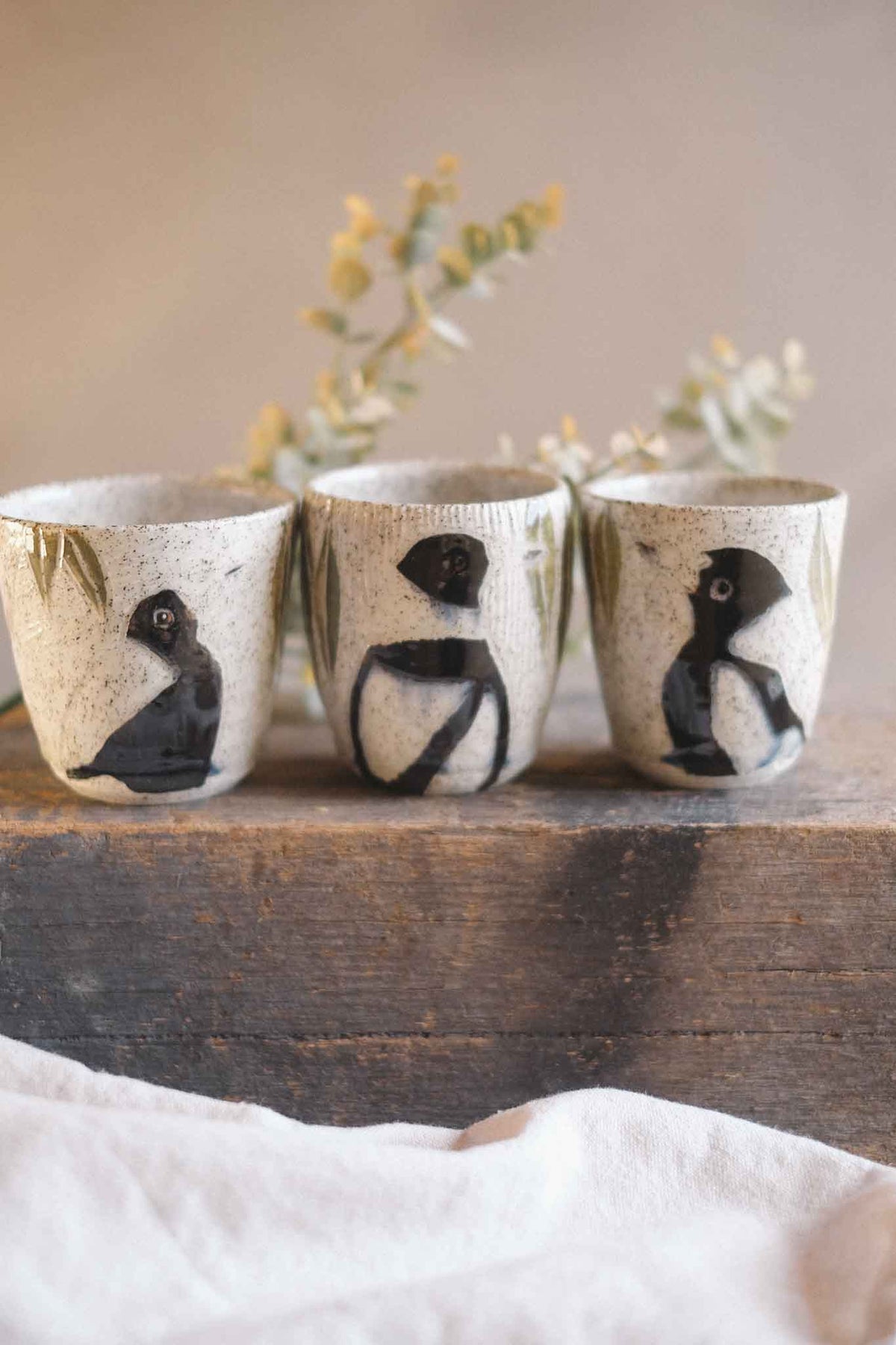 Magpie Latte Cup — Jane Chapman Collaboration