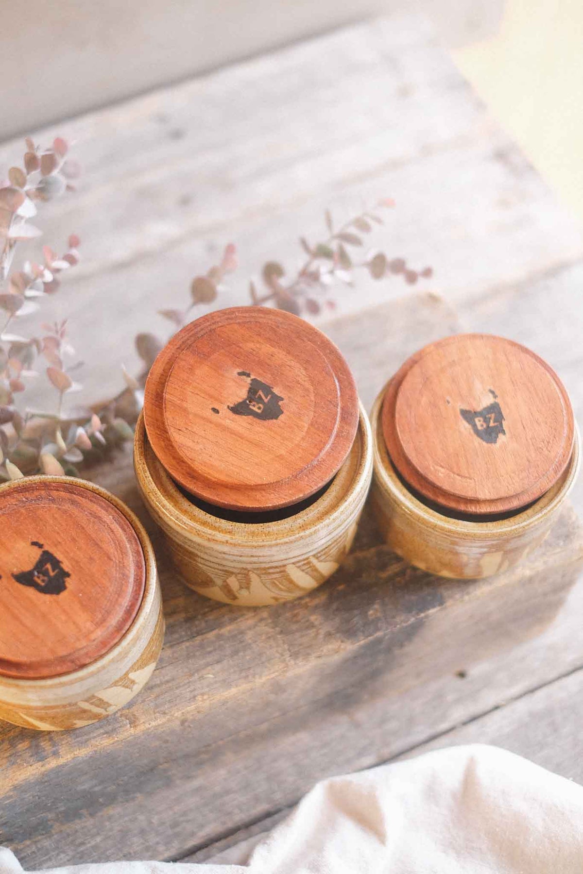 Jar with Blackwood Lid — Large