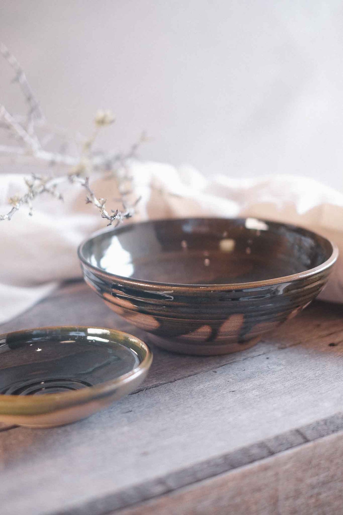 Jade Wild Clay Serving Bowl — Extra Large