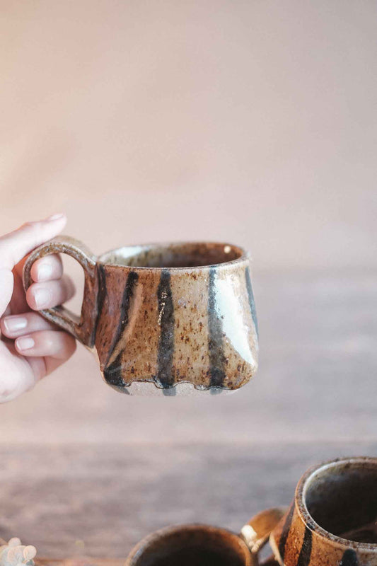 The Folded Mug — Striped