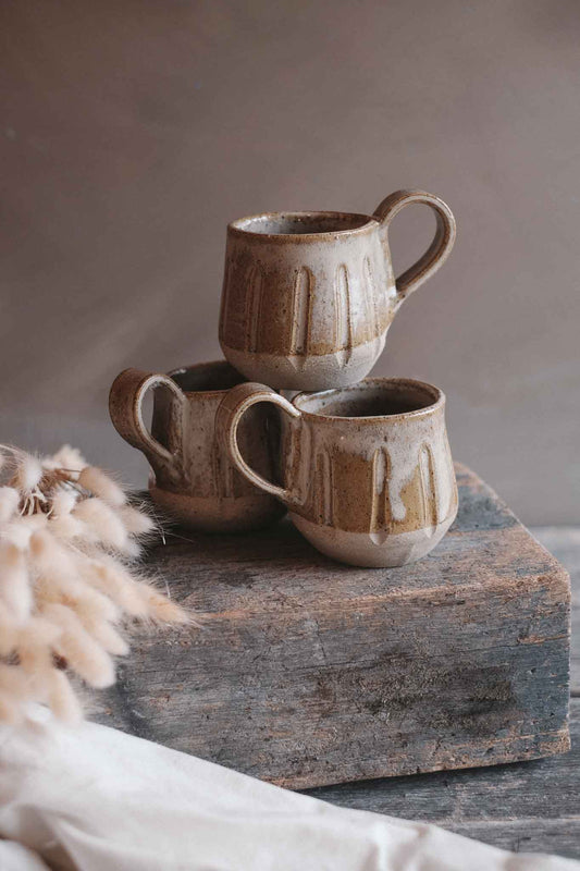 Handmade Ceramic Mug — Cream