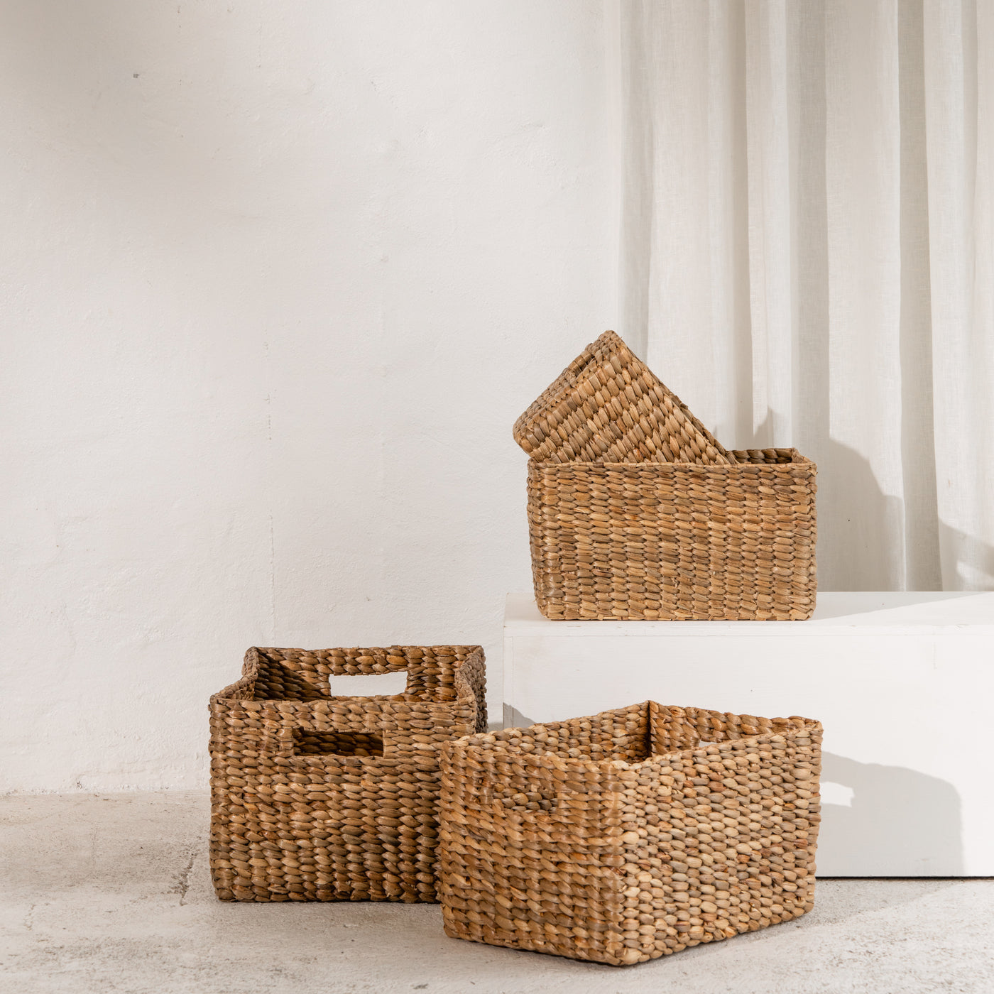 Waterhyacinth Rectangular Storage Baskets
