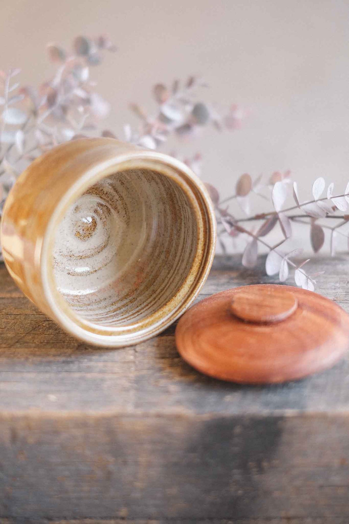 Jar with Blackwood Lid — Medium
