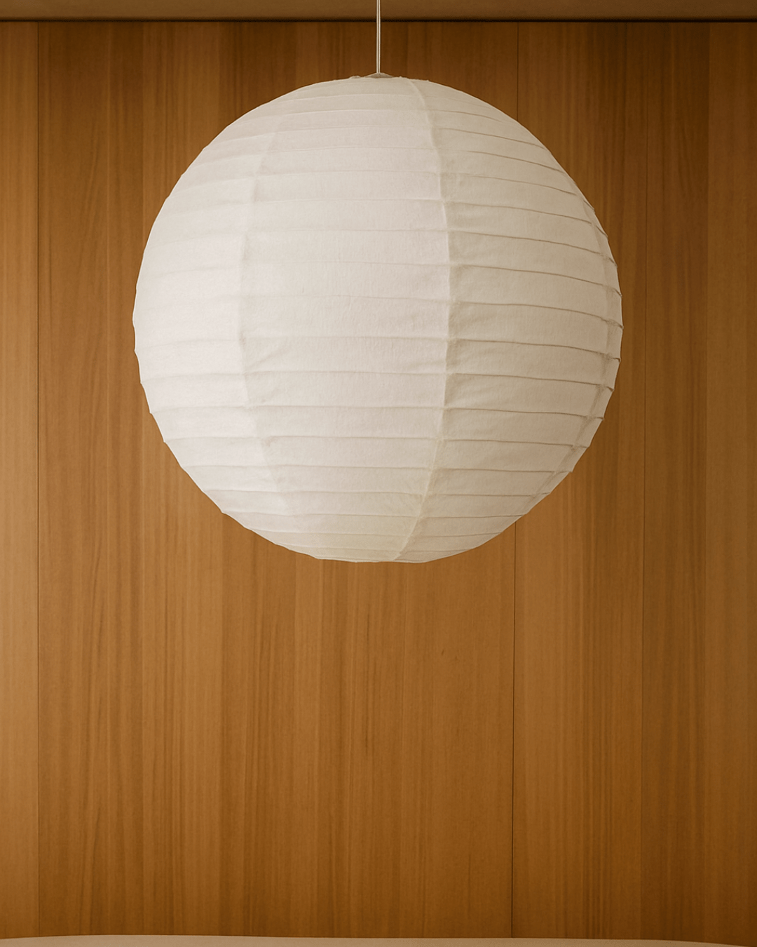 THE ATHENA LINEN PENDANT: White / 60cm / Pear
