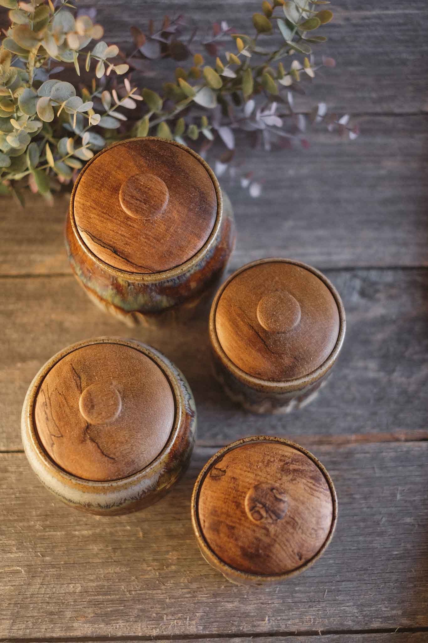 Medium Jar with Blackheart Sassafras Lid 11cm x 11cm