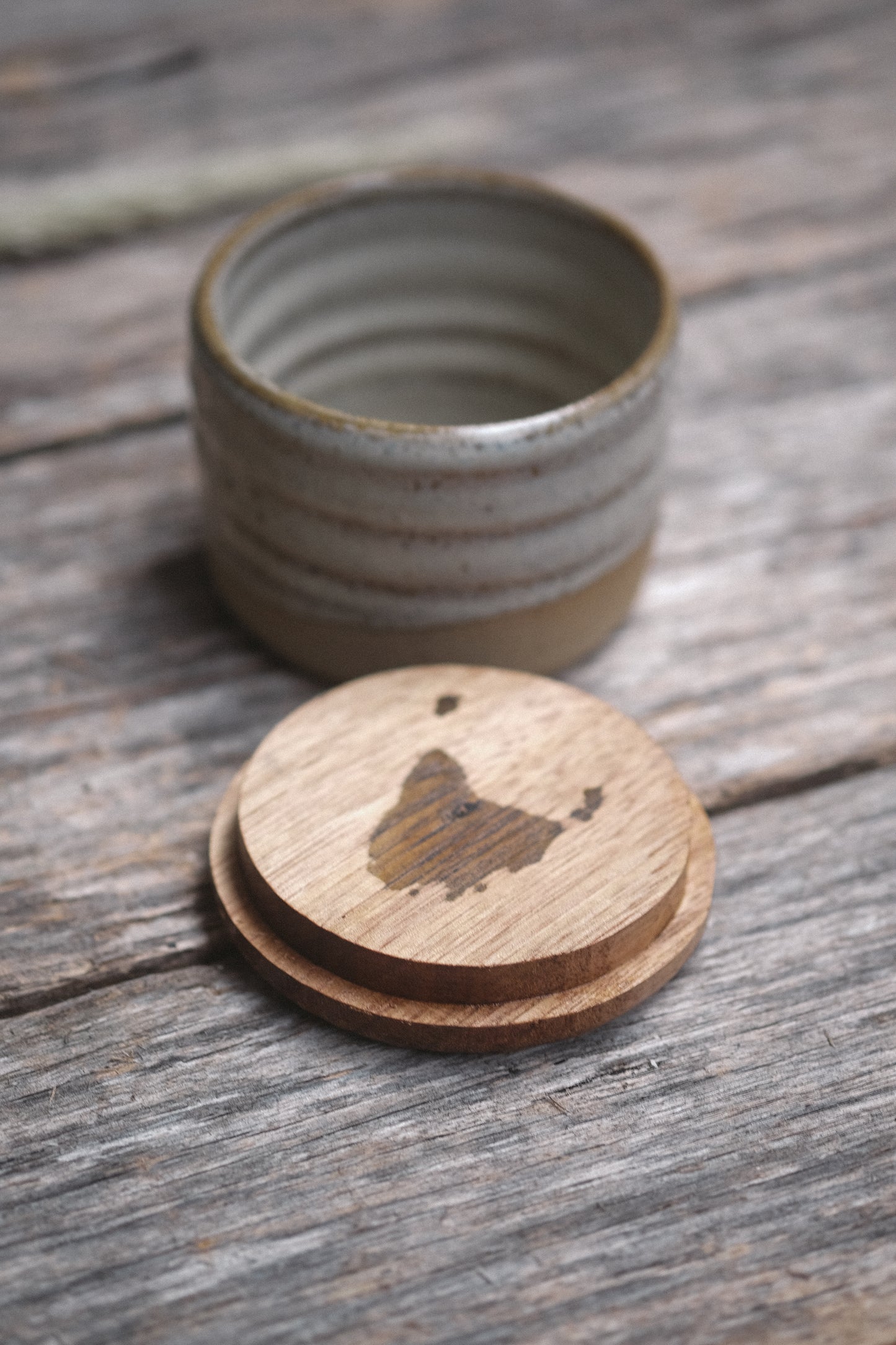 Jar with Tas Oak Lid | Small