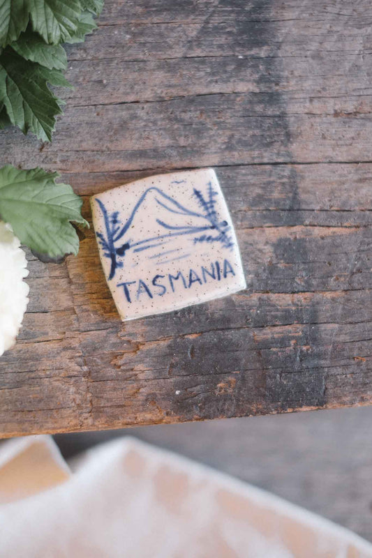 Postage Stamp Magnet – Tasmania – 4.5cm x 4.5cm