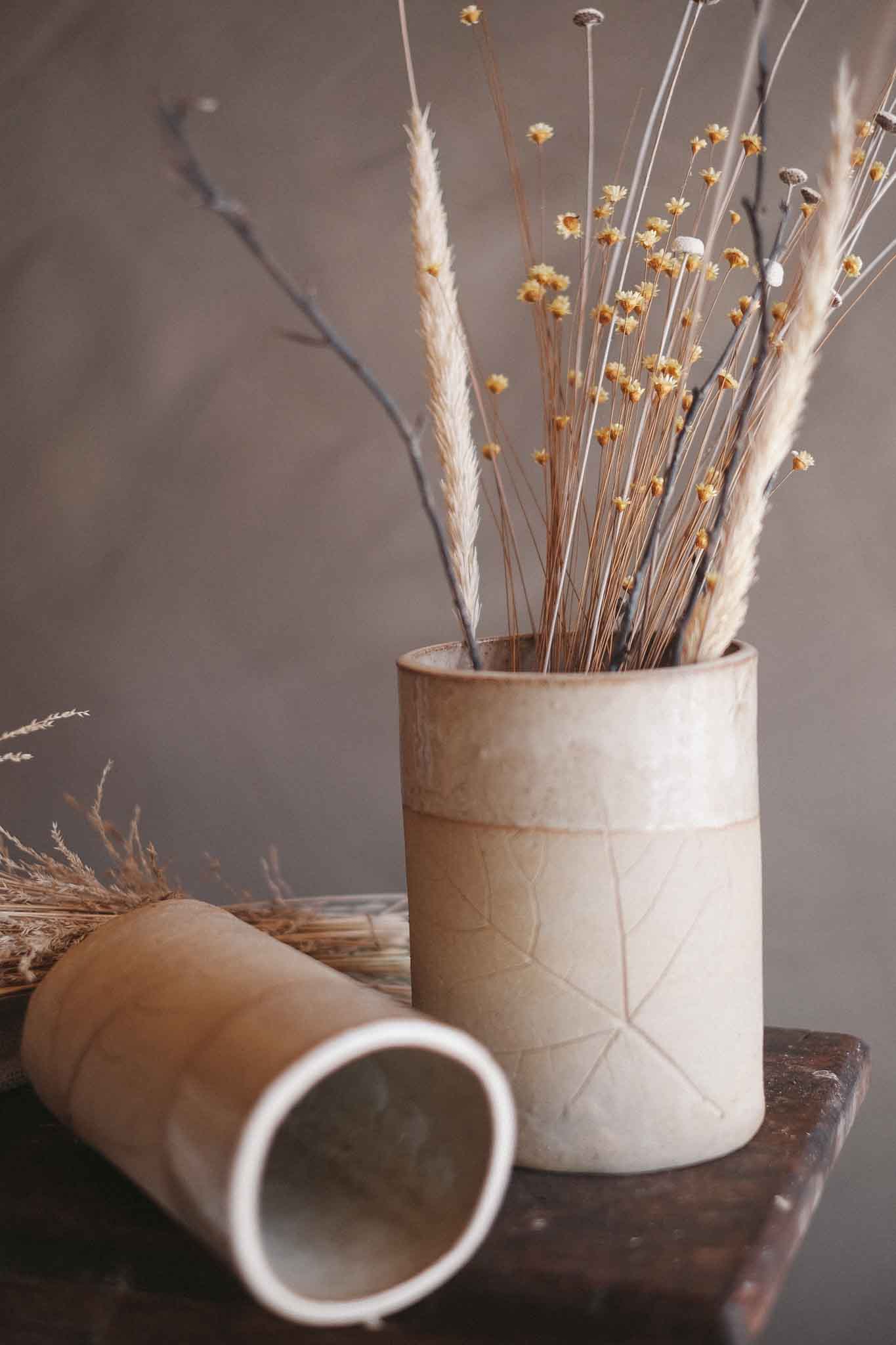 Leaf-Impressed Vase | Large