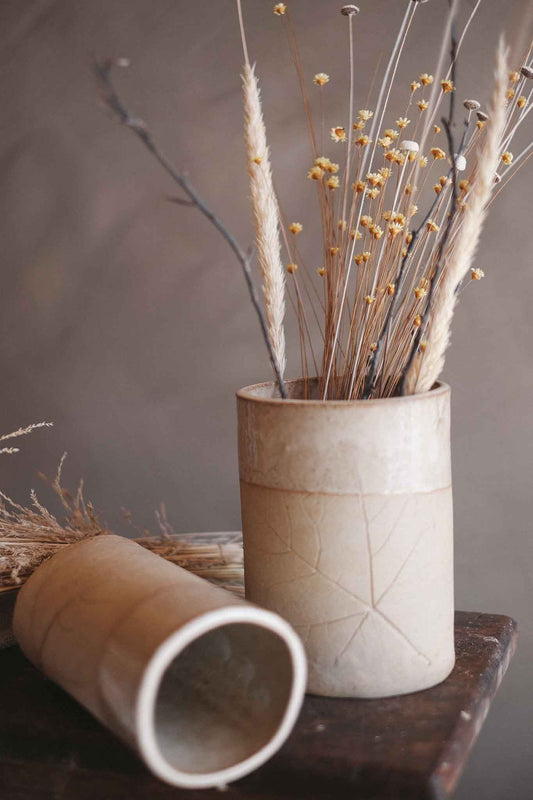 Leaf-Impressed Vase | Large