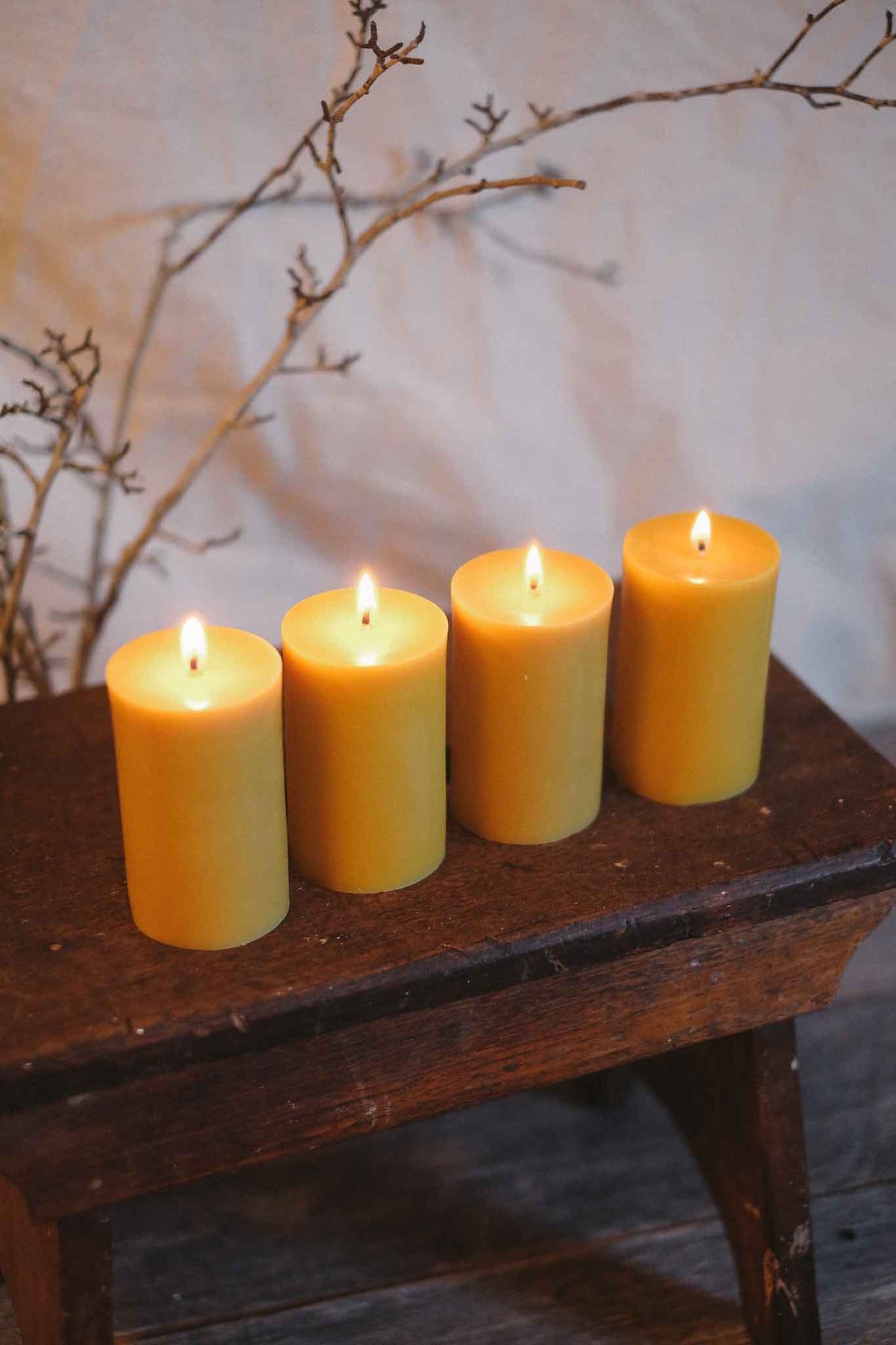 Beeswax Pillar Candle