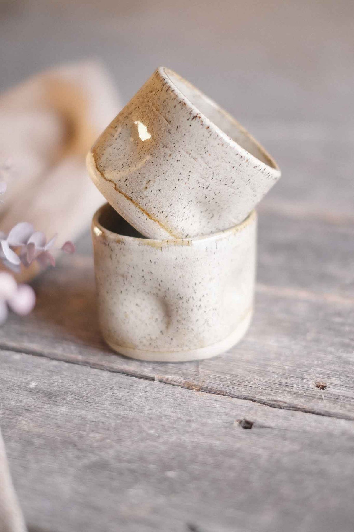 Wabi Sabi Latte Cup – Binalong Cream Glaze – 300ml