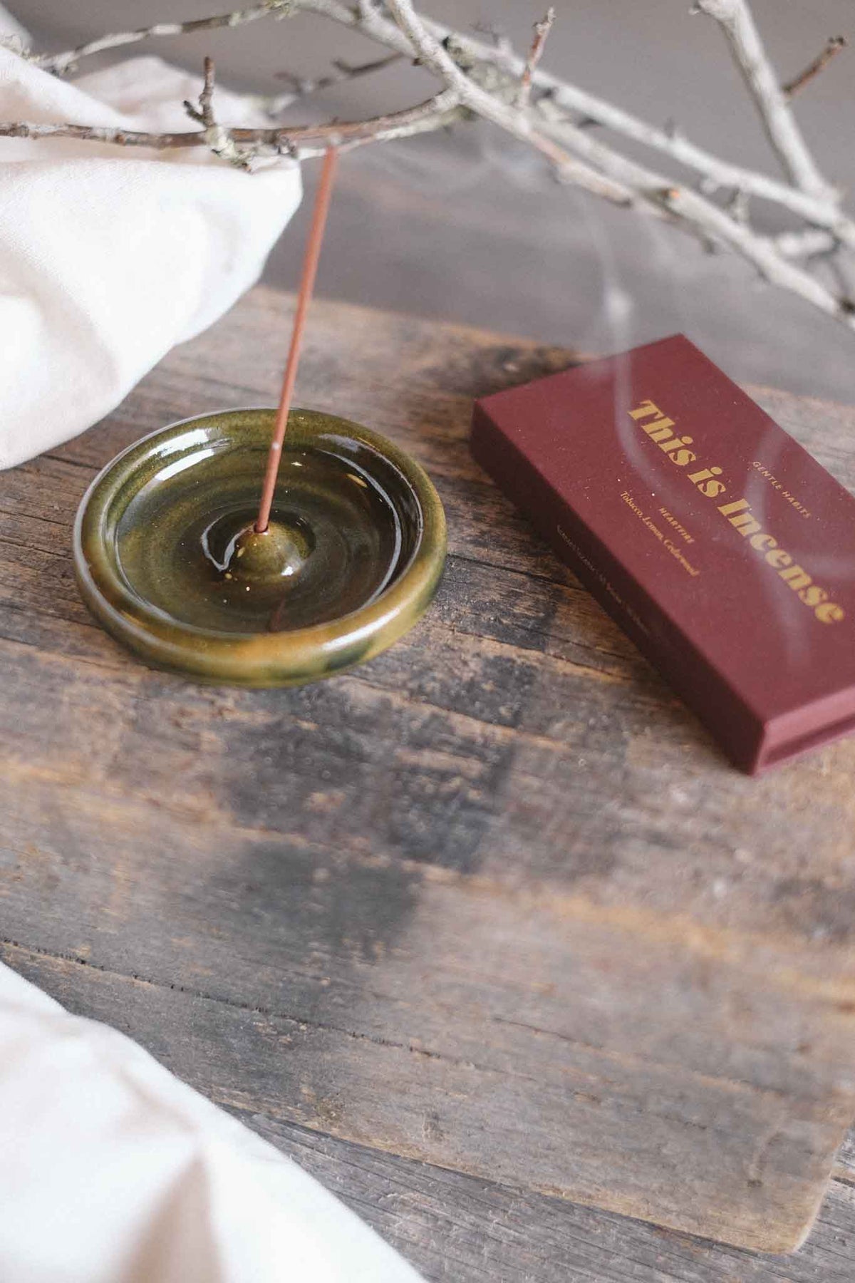 Incense Dish — Jade