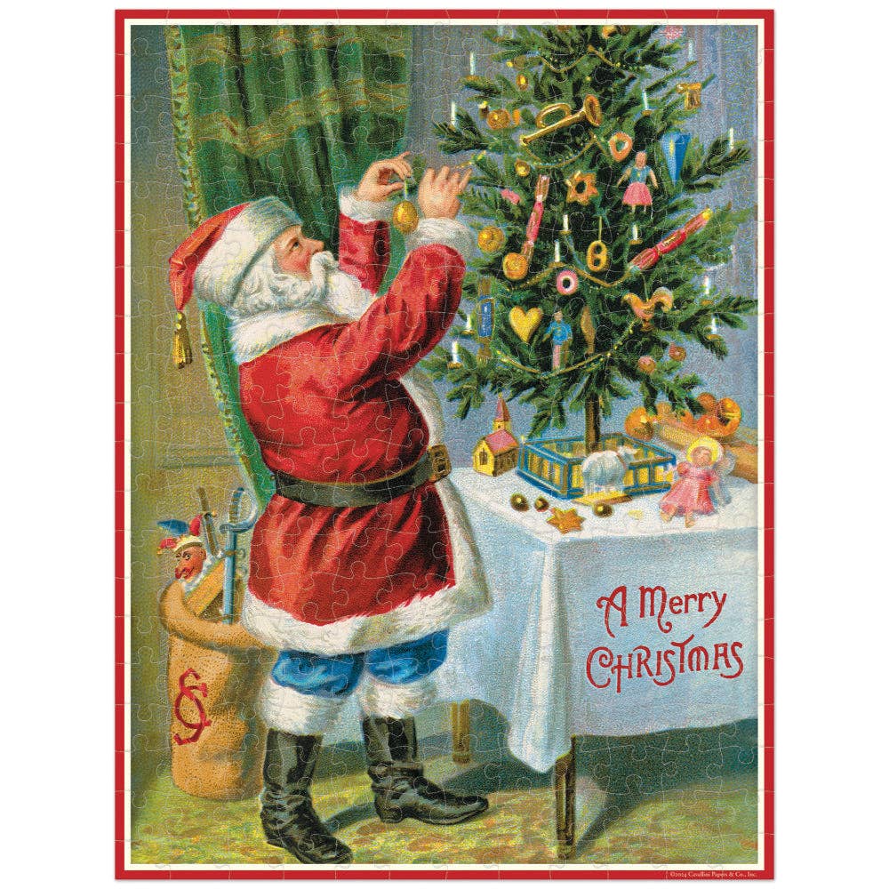 Cavallini - 240 pc Mini Puzzle Christmas