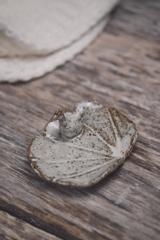 Creature Trinket Dish - Duck on a Leaf